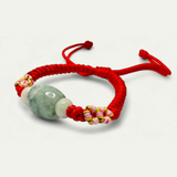 The Prosperity Drum – Burmese Jade String Bracelet