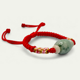 The Prosperity Drum – Burmese Jade String Bracelet